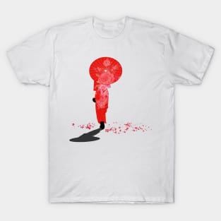 Lonely Girl | Oriental Japanese Art T-Shirt